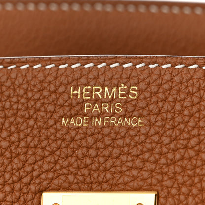 Hermes Togo Birkin 35 Gold 6 of 11
