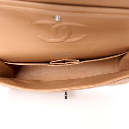 Chanel Caviar Quilted Medium Double Flap Beige 5 of 11