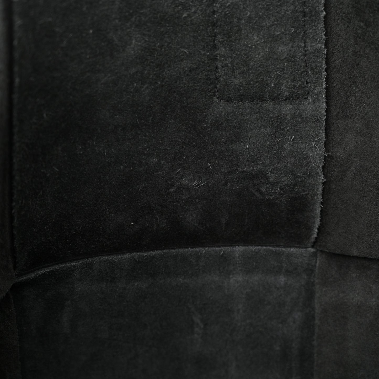 Grained Calfskin Intrecciato Small Arco Tote Black