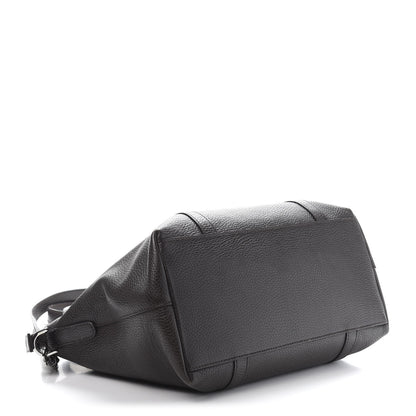Gucci Pebbled Calfskin Medium GG Convertible Dome Satchel Dark Brown 5 of 17