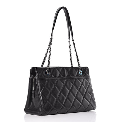 Chanel Caviar Quilted Timeless CC Soft Tote Black 3 of 13
