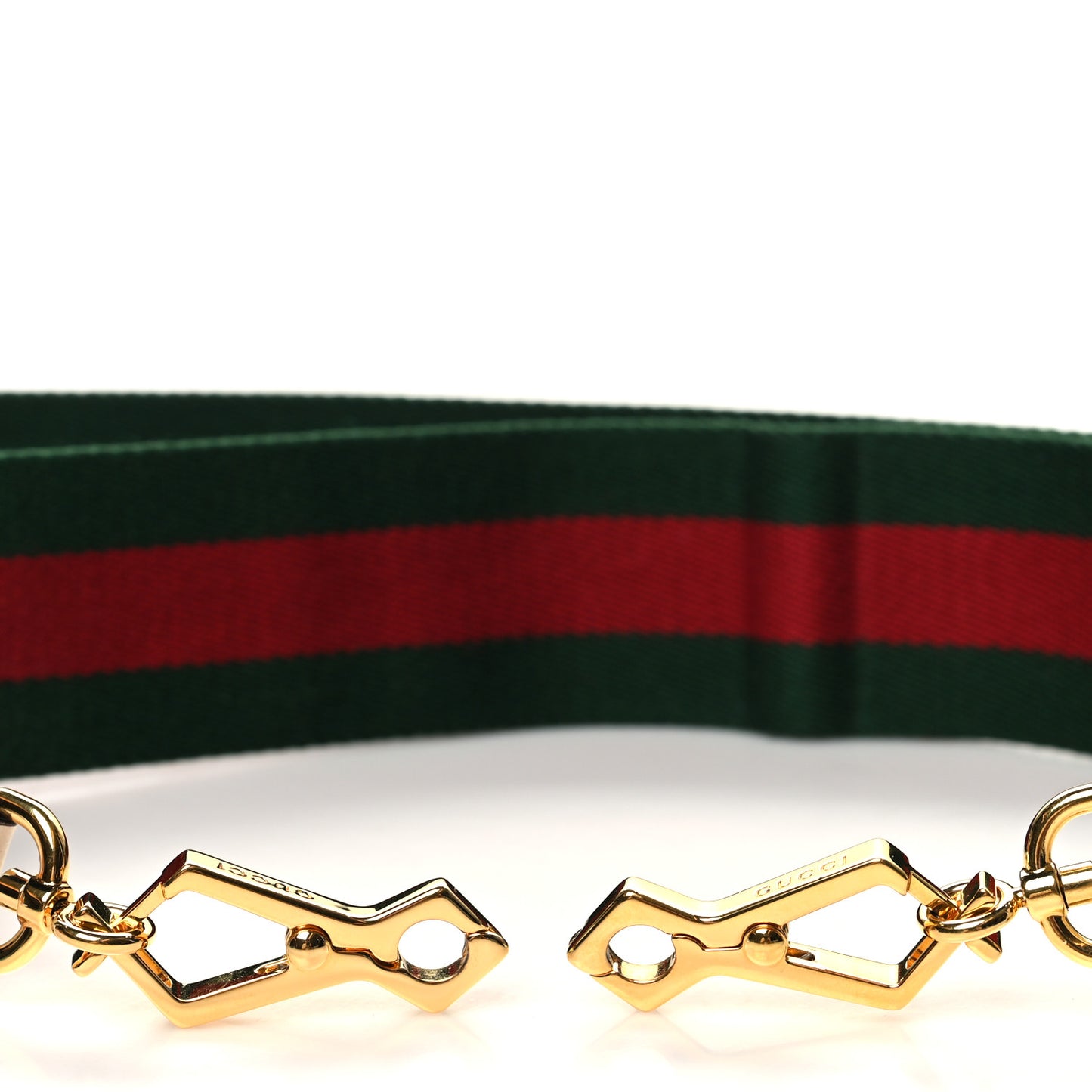 Canvas Web Shoulder Strap Green Red White