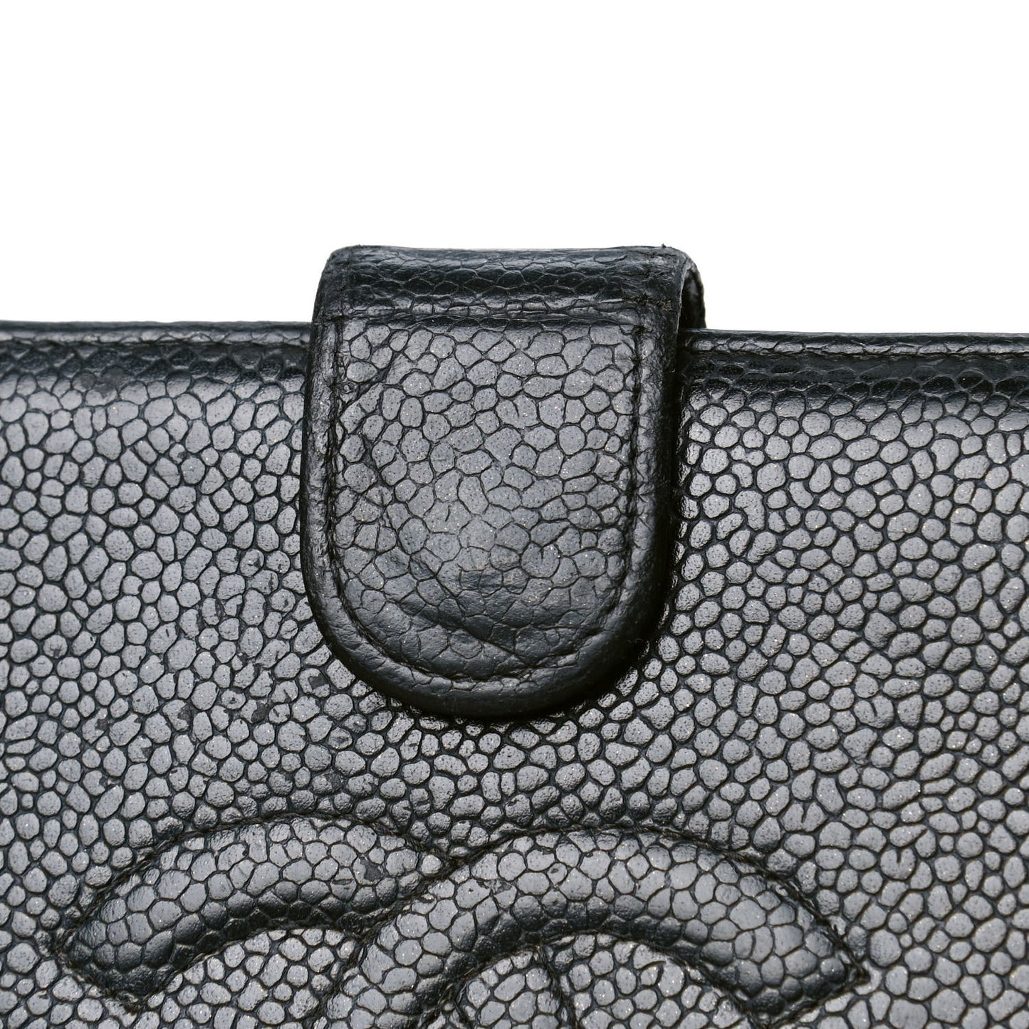 Caviar Timeless CC French Wallet Black