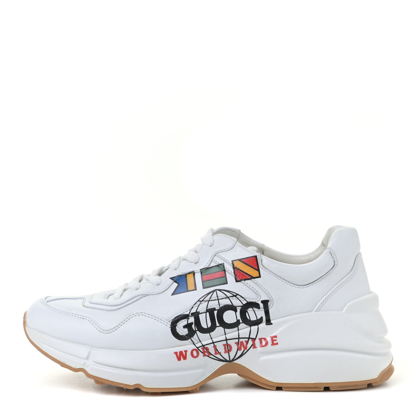Calfskin Worldwide Womens Rhyton Sneakers 40 Great White