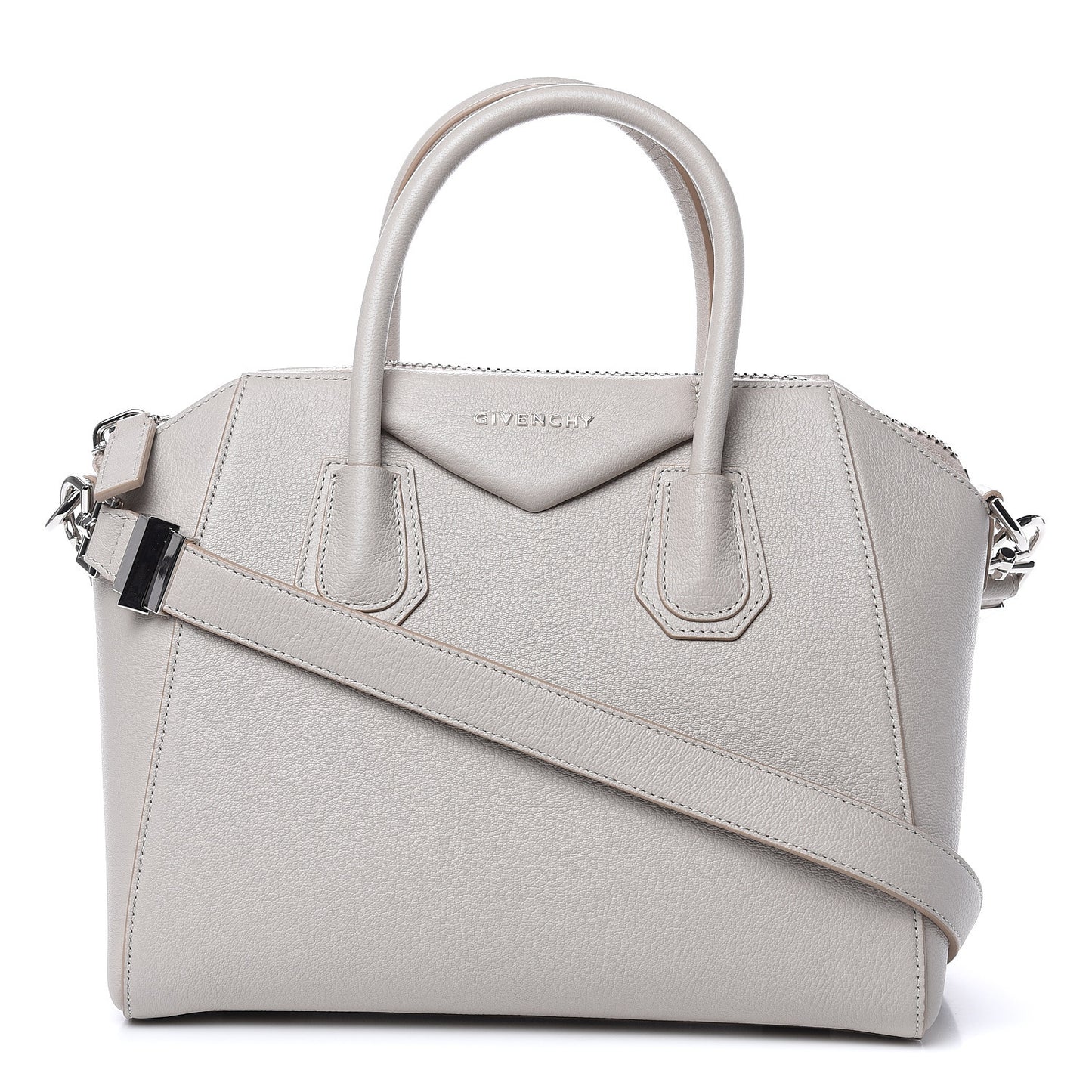 Sugar Goatskin Small Antigona Natural