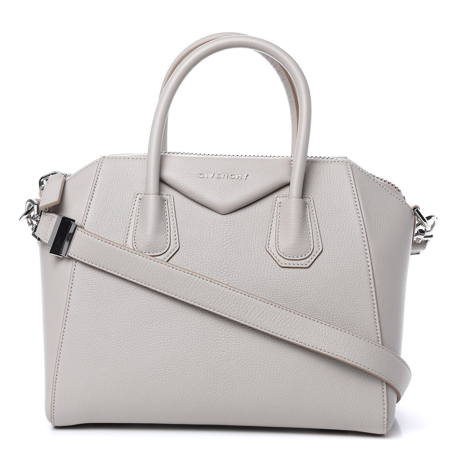 Givenchy Sugar Goatskin Small Antigona Natural 1 of 12