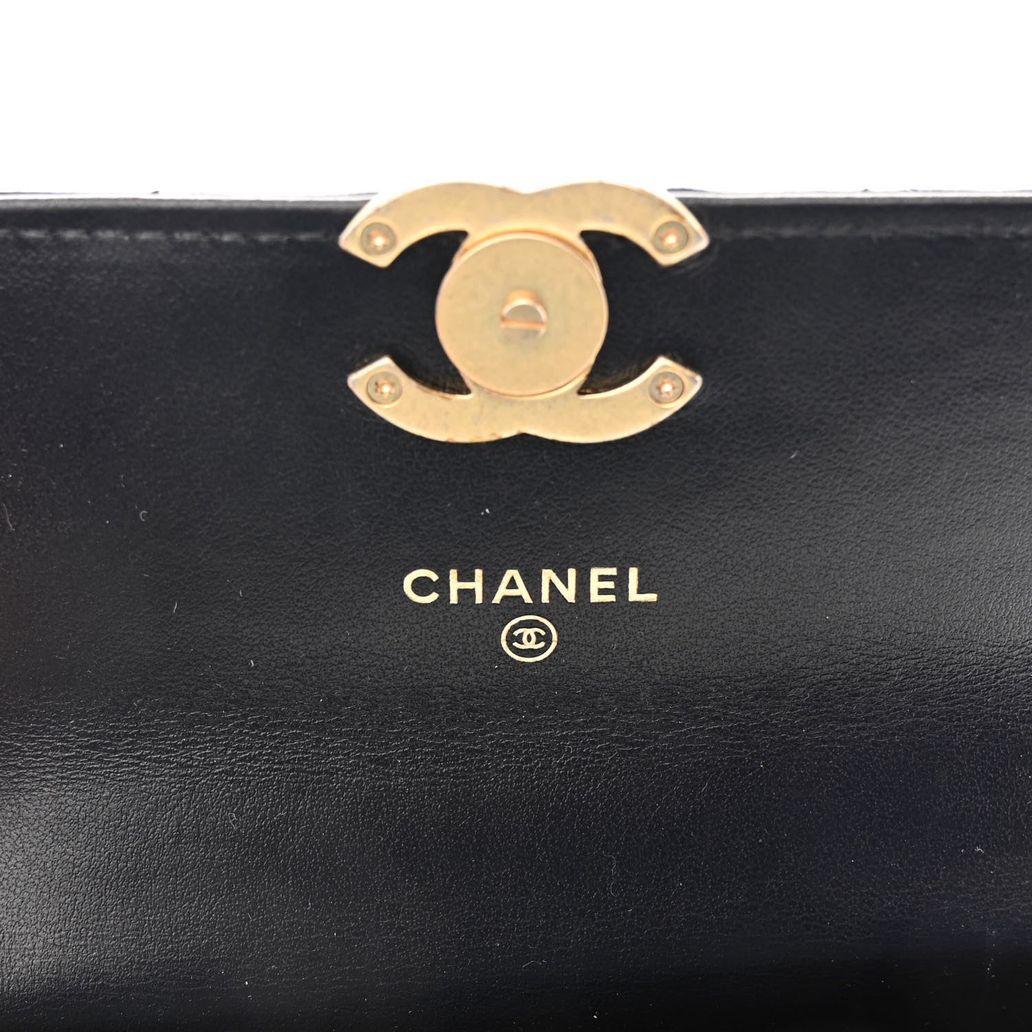 Chanel Calfskin Quilted Perfect Fit Coin Purse With Chain Black 6 of 11