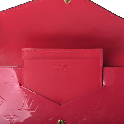 Louis Vuitton Vernis Jeanne Wallet Hot Pink 7 of 10