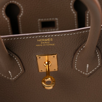 Hermes Togo Birkin 25 Etoupe 6 of 11