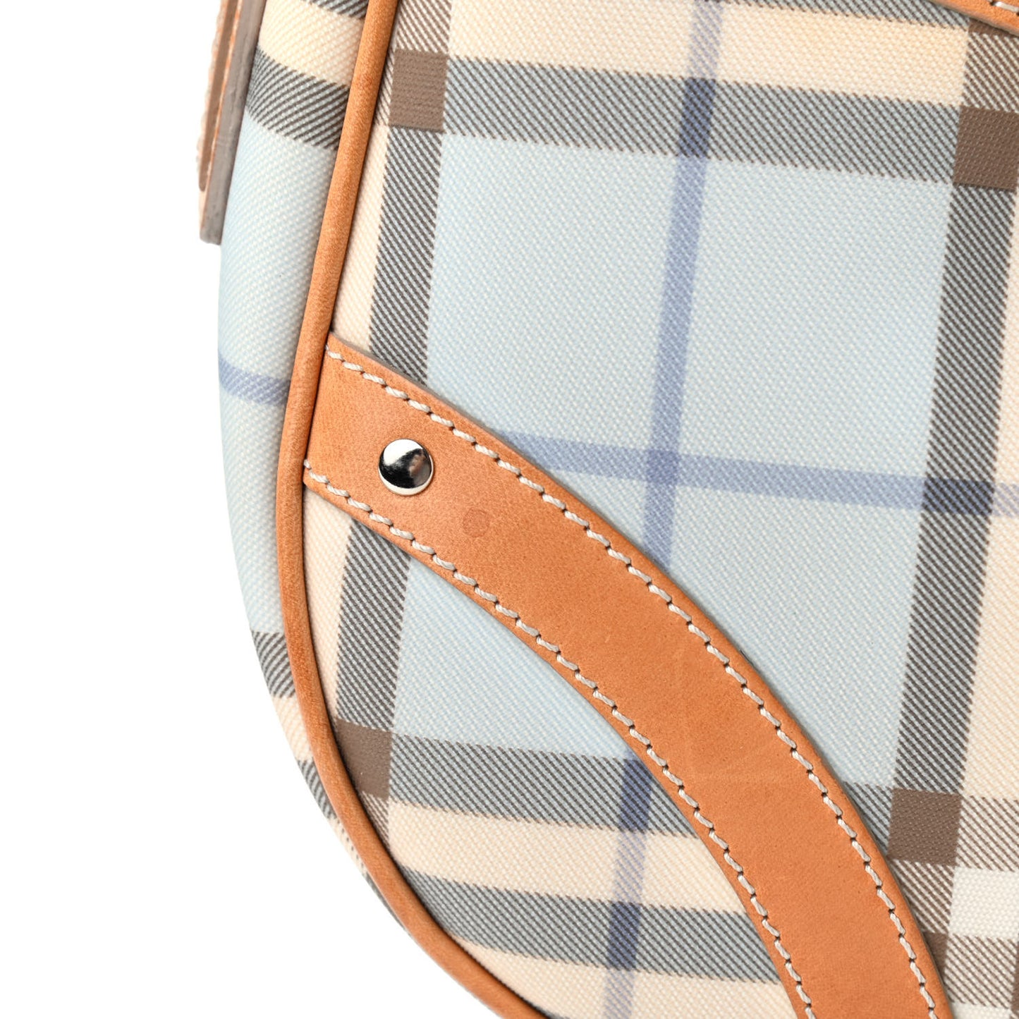 House Check Shoulder Bag Blue
