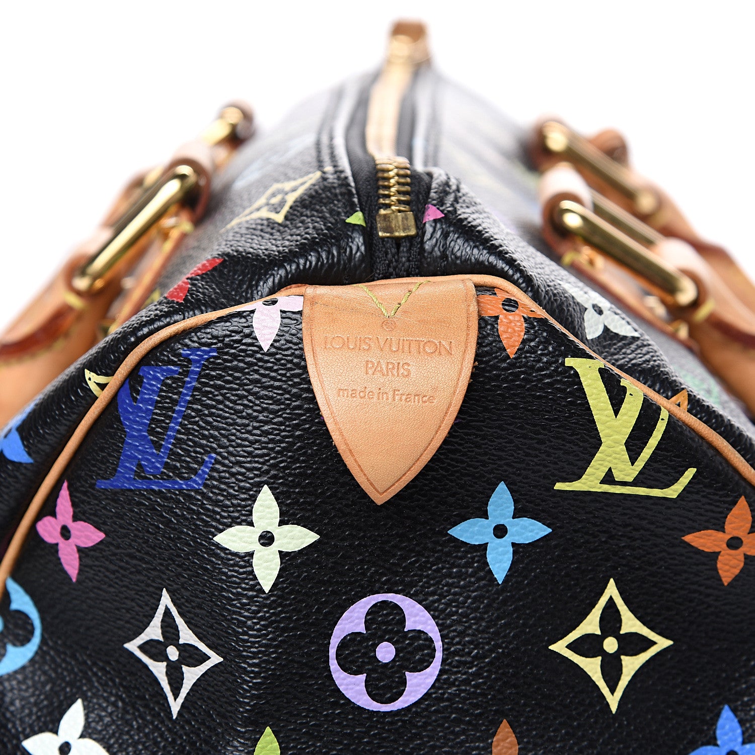 Louis Vuitton Monogram Multicolor Speedy 30 Black 5 of 13