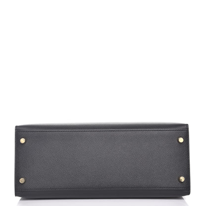 Hermes Epsom Kelly Sellier 28 Black 8 of 30