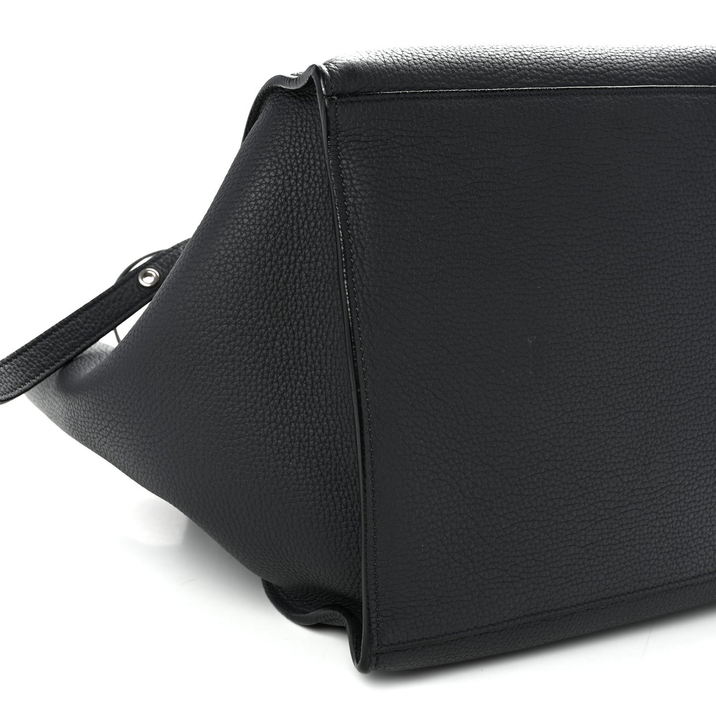 Supple Grained Calfskin Small Big Bag Anthractie
