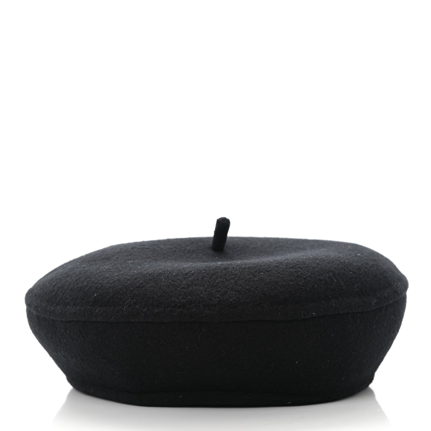 Christian Dior Wool Oblique Reversible Chic Beret 57 Black 4 of 8