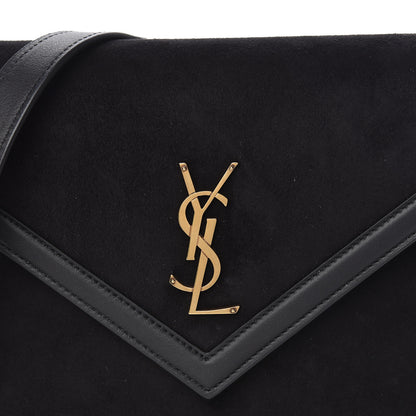 Saint Laurent Suede Calfskin Monogram Le Sept Chain Bag Black 8 of 10