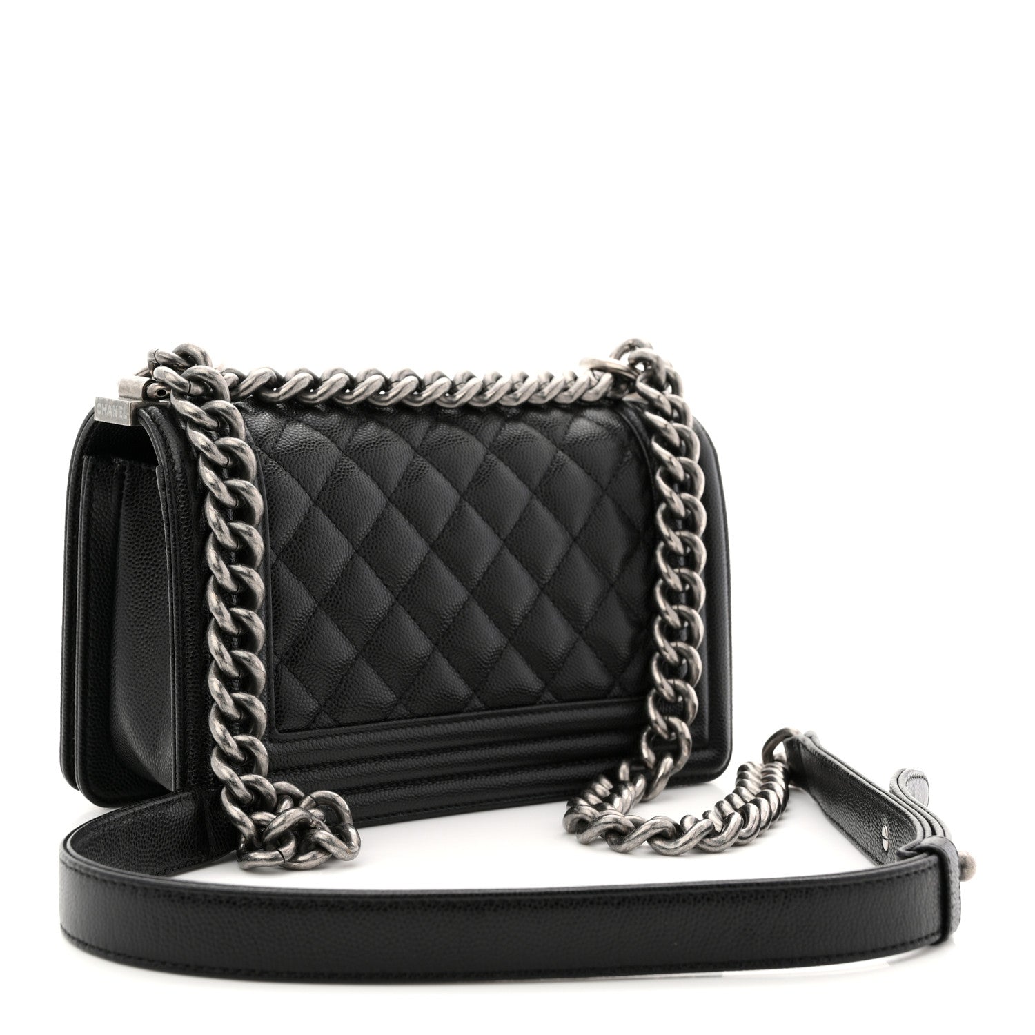Chanel Caviar Quilted Small Boy Flap Black 4 of 21