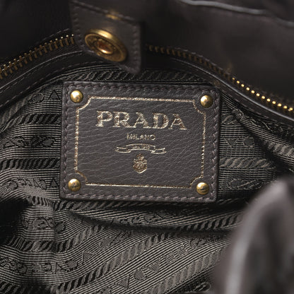 Prada Soft Calf Shoulder Bag Cenere 5 of 11
