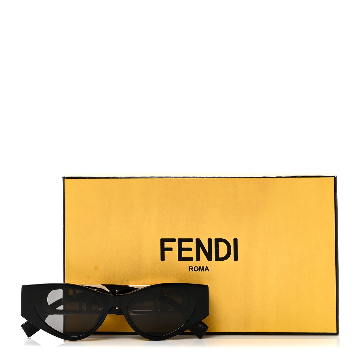 Acetate O'Lock Cat Eye Sunglasses FE40049I Black