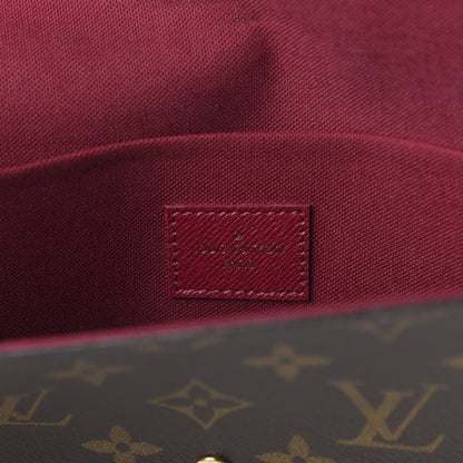 Louis Vuitton Monogram Pochette Felicie Chain Wallet Fuchsia 8 of 11