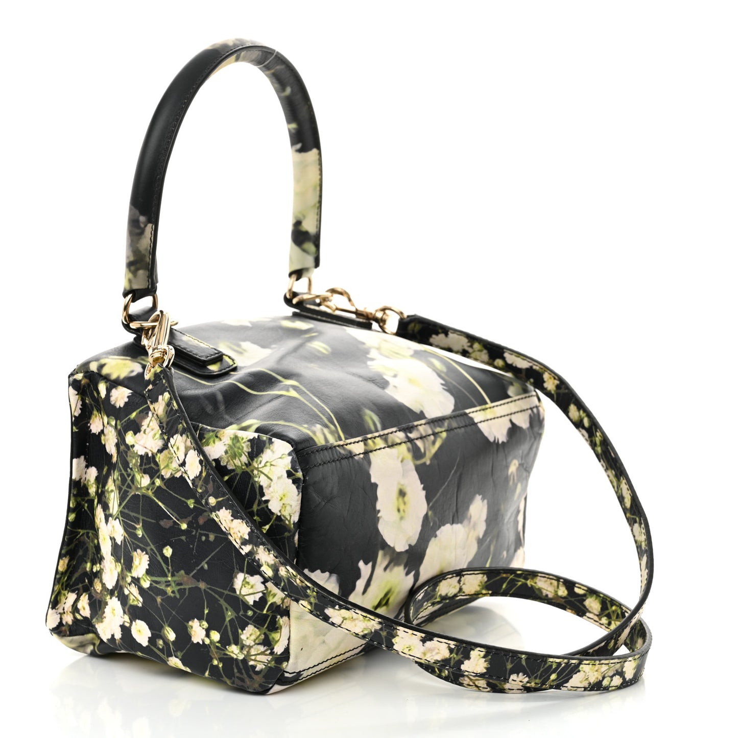 Lambskin Baby's Breath Print Medium Pandora Black