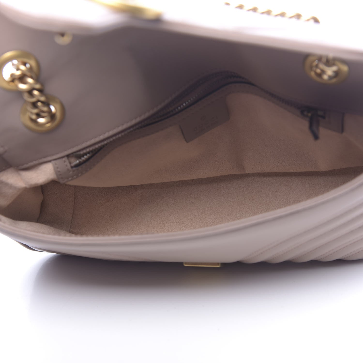 Gucci Calfskin Matelasse Small GG Marmont Shoulder Bag Porcelain Rose 5 of 10