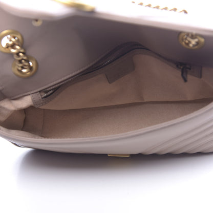Gucci Calfskin Matelasse Small GG Marmont Shoulder Bag Porcelain Rose 5 of 10