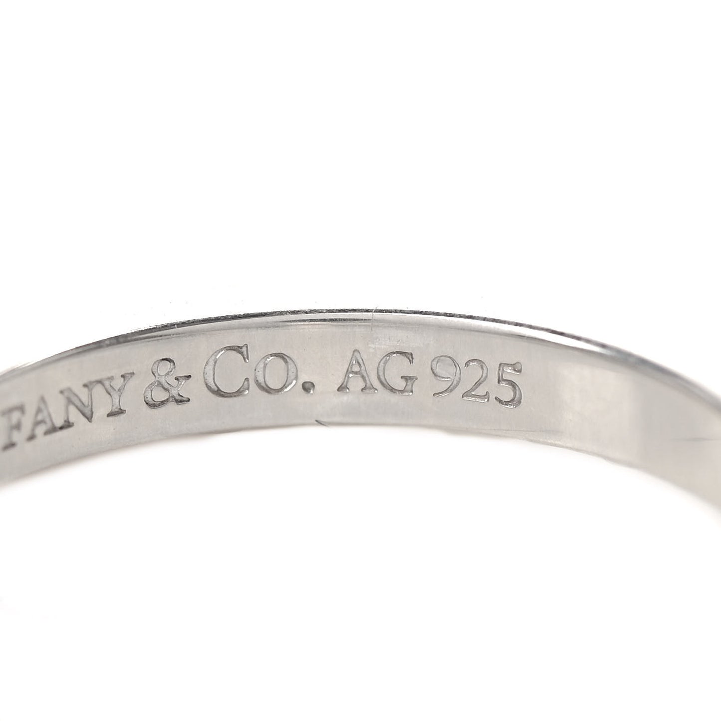 Sterling Silver T Square Ring 52 6