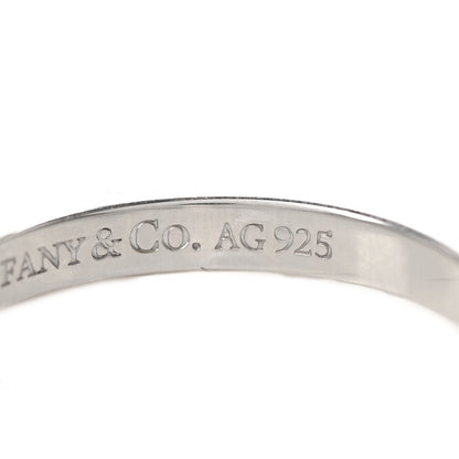 Tiffany Sterling Silver T Square Ring 52 6 5 of 5