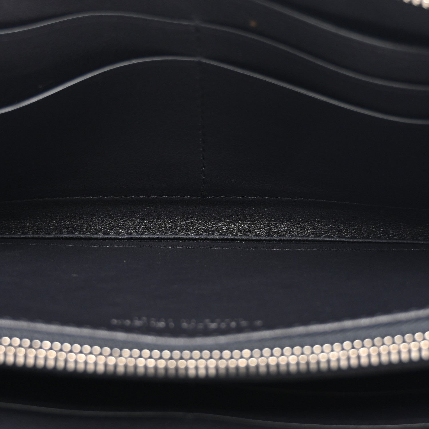 Bottega Veneta Nappa Intrecciato Zip Around Wallet Black 5 of 9