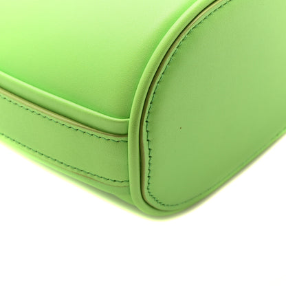 Salvatore Ferragamo Soft Calfskin Mini Gancini Hobo Lime 9 of 10