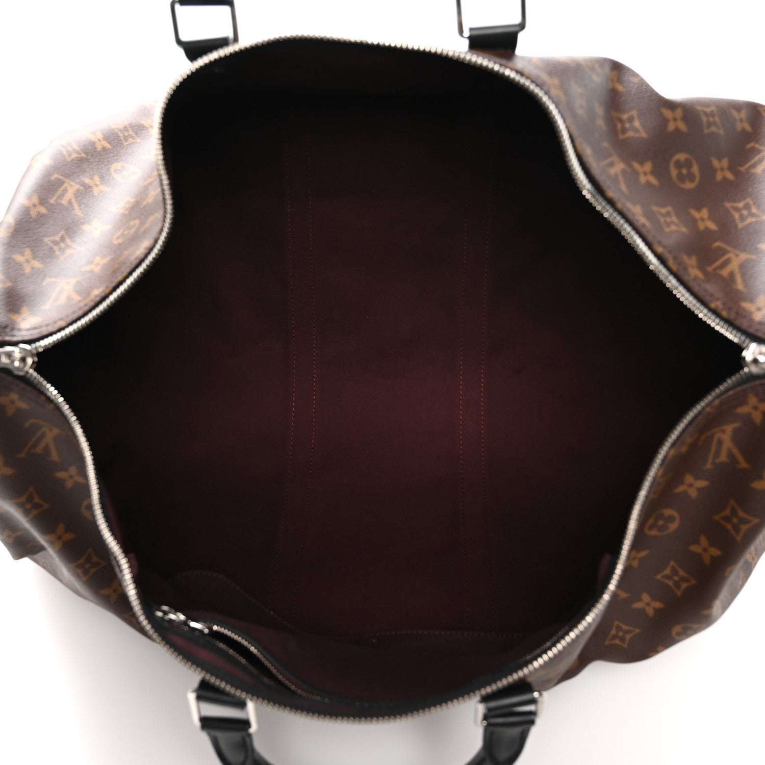 Louis Vuitton Monogram Macassar Keepall Bandouliere 55 4 of 8