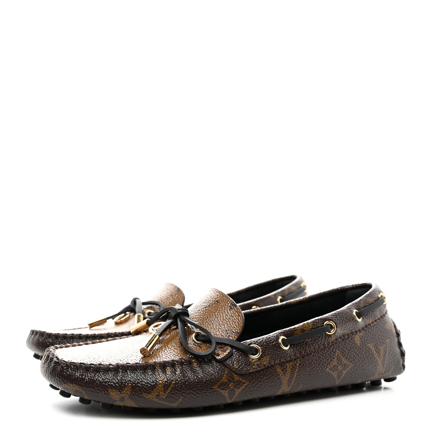 Patent Reverse Monogram Gloria Loafers 37