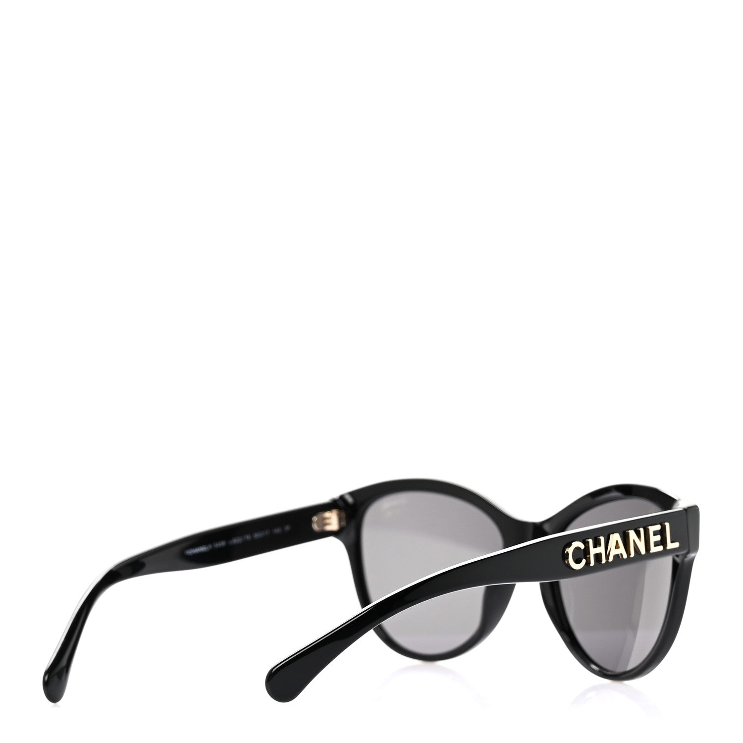 Chanel Acetate Pantos Logo Polarized Sunglasses 5458 Black 4 of 8