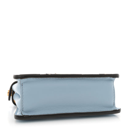 Fendi Nappa Rainbow Inlay Nano Peekaboo Maxi Handle Satchel Azzurro Baby Multicolor 4 of 10