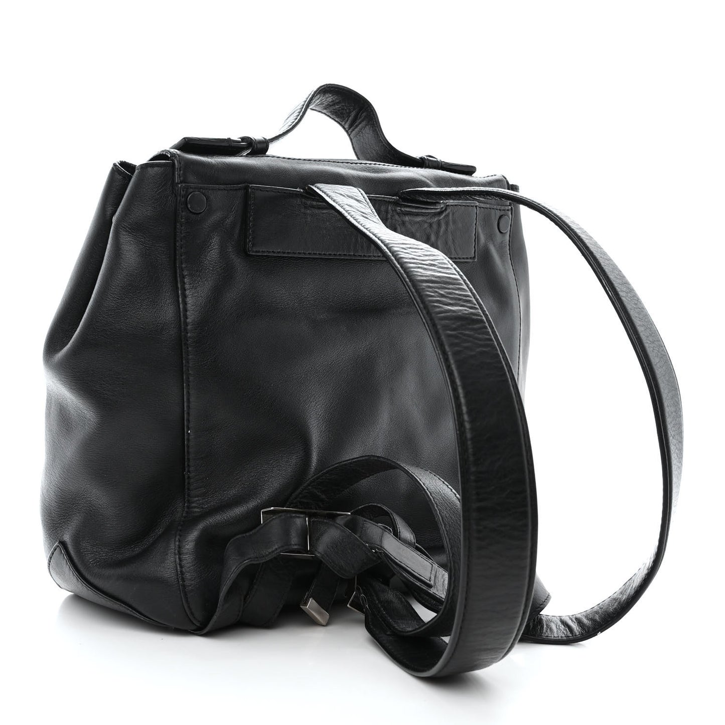Calfskin PS Courier Backpack Black