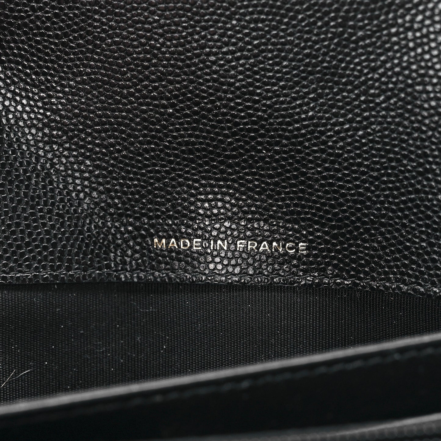 Caviar Quilted Large Boy Gusset Flap Wallet Black