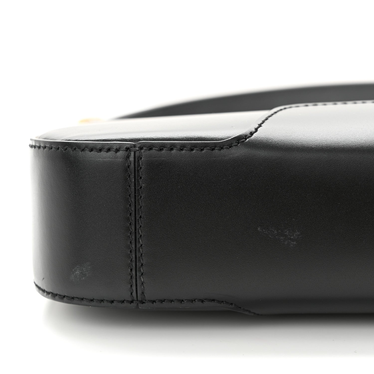 Burberry Smooth Calfskin TB Shoulder Bag Black 10 of 10