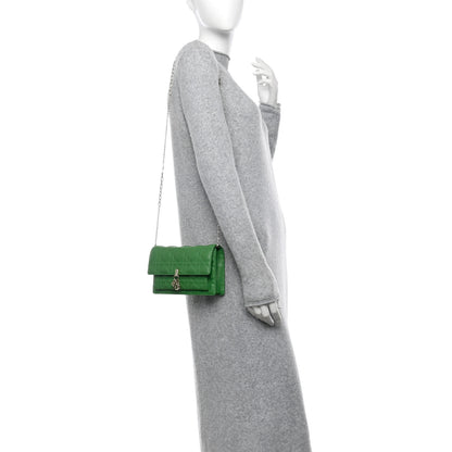 Christian Dior Lambskin Cannage My Dior Daily Chain Pouch Jade Green 2 of 14
