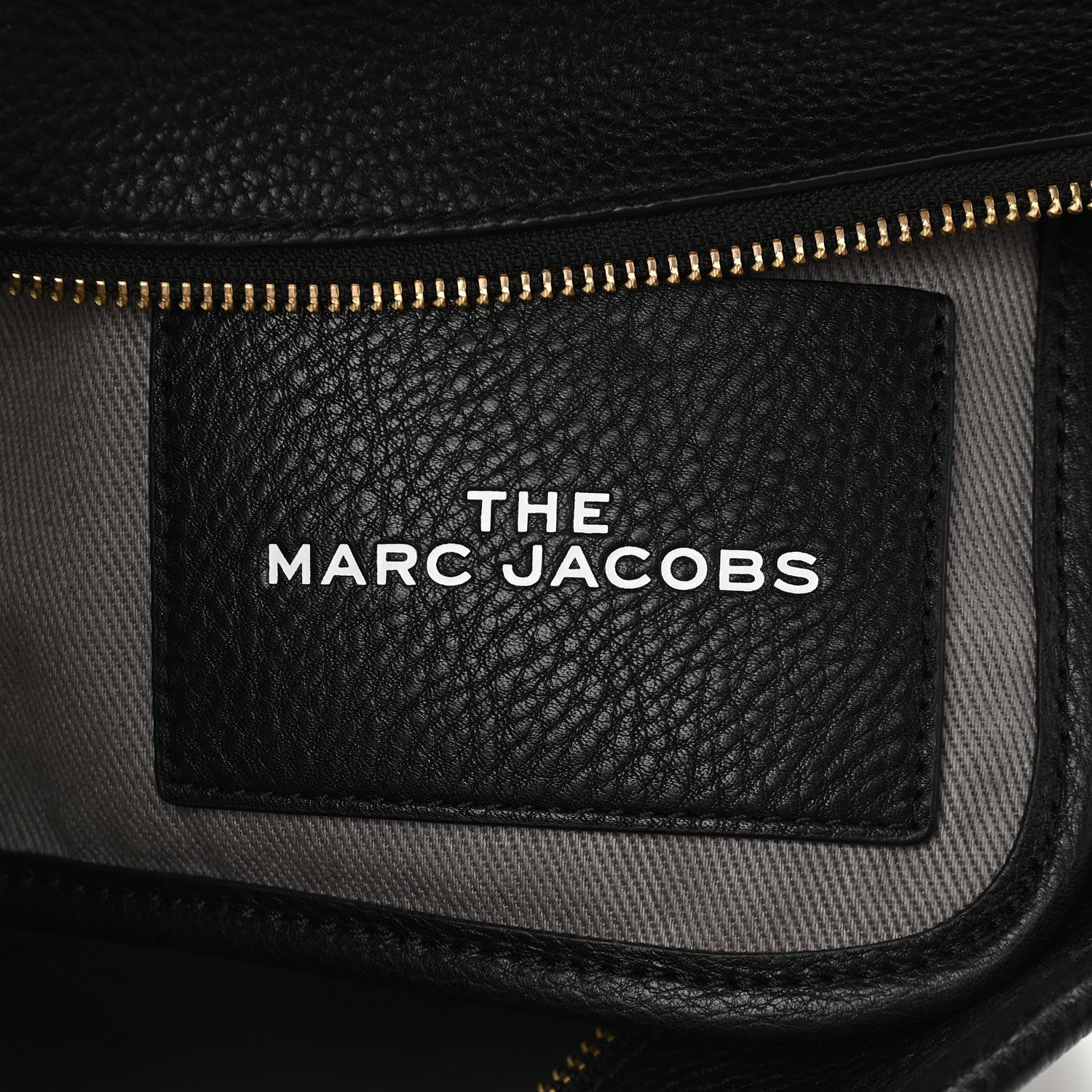 Marc Jacobs Grained Calfskin Small The Tote Bag Black 6 of 10