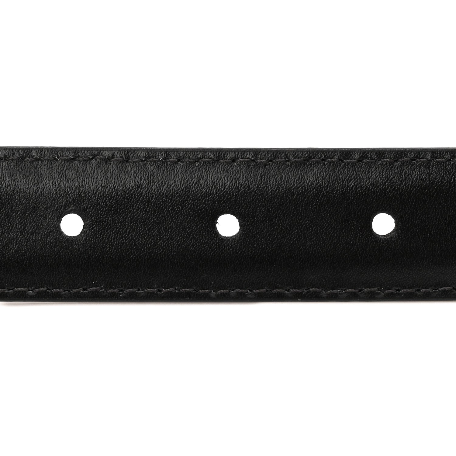 Celine Box Calfskin Medium 25mm Triomphe Belt 75 Black 3 of 5