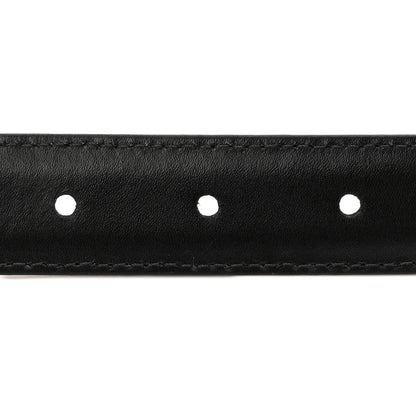 Celine Box Calfskin Medium 25mm Triomphe Belt 75 Black 3 of 5