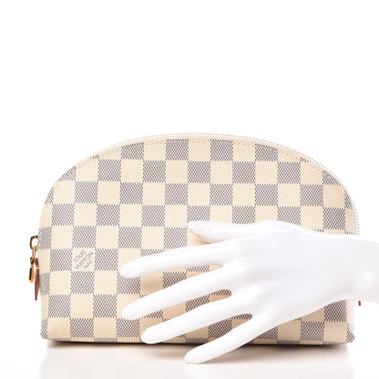 Louis Vuitton Damier Azur Cosmetic Pouch GM 2 of 9