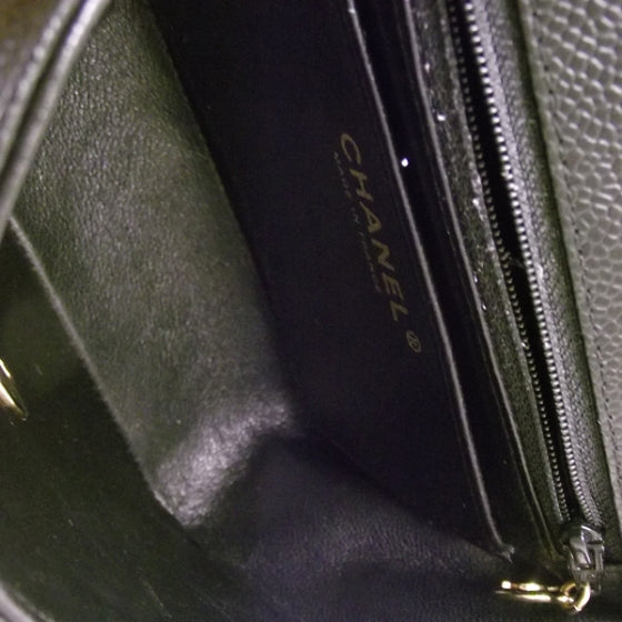 Chanel Caviar Quilted Mini Flap Bag Black 11 of 12