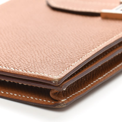 Hermes Epsom Bearn Gusset Wallet Gold 12 of 13