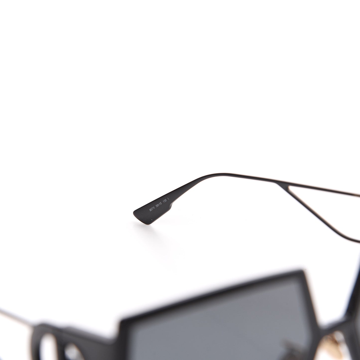 Square 30 Montaigne Sunglasses Black