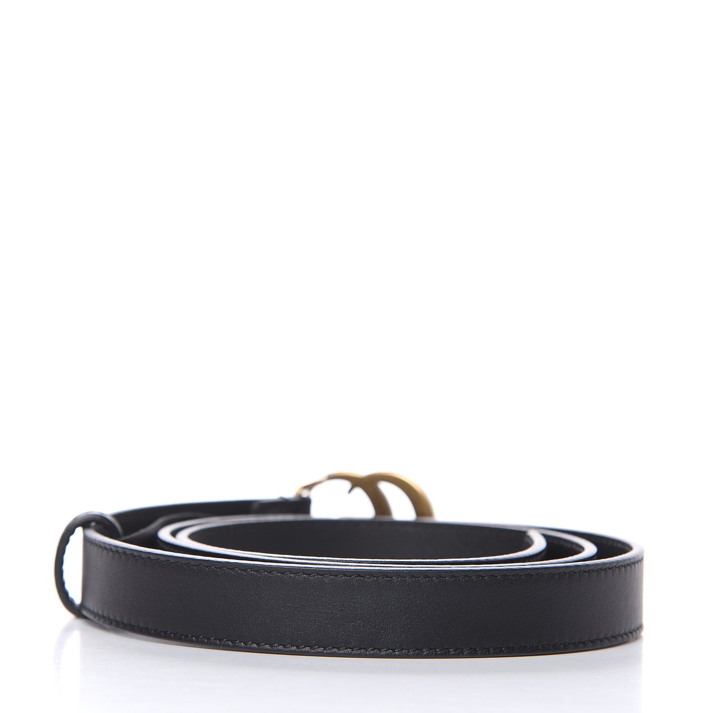Calfskin Double G 20mm Belt 85 34 Black