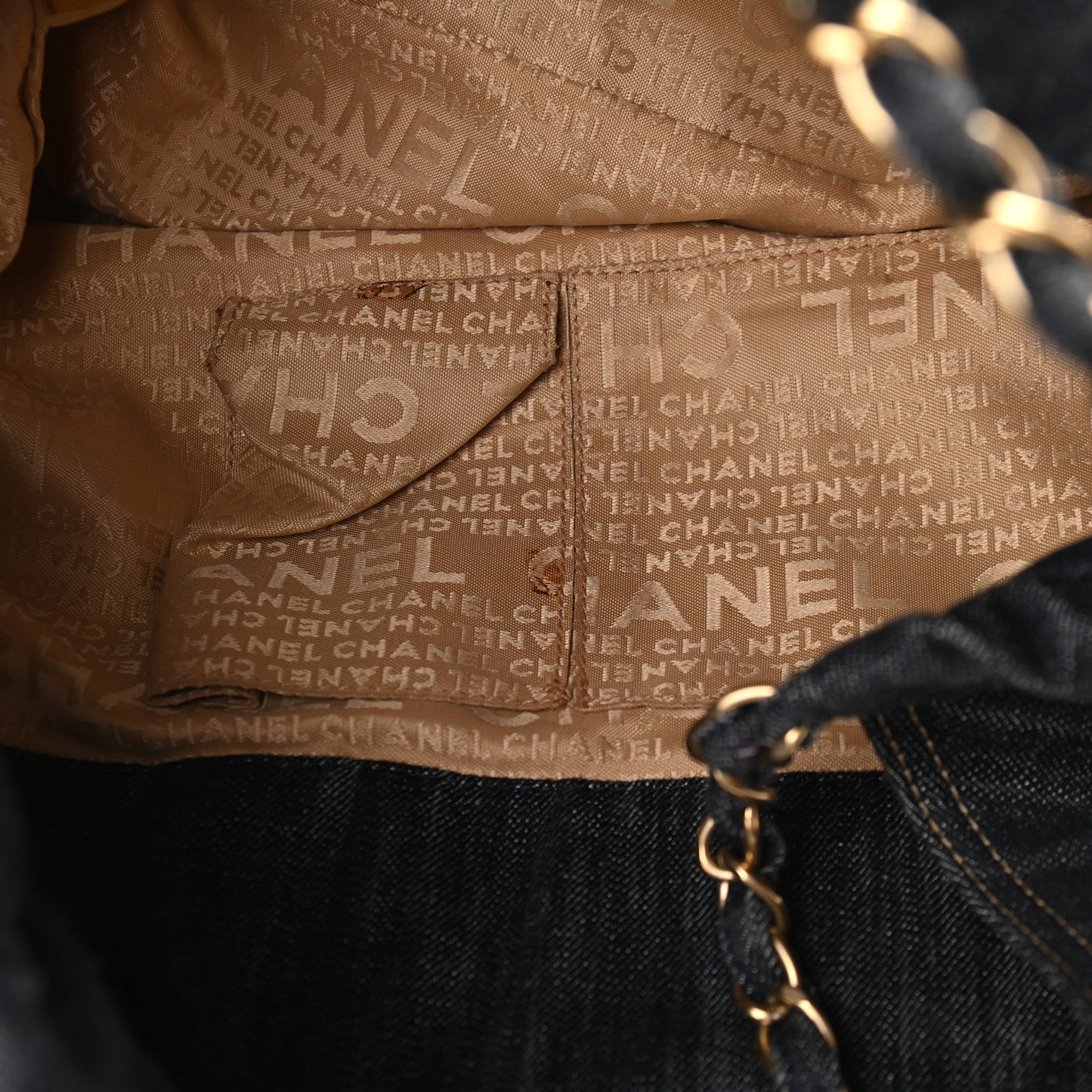Denim XL Coco Cabas Tote Blue