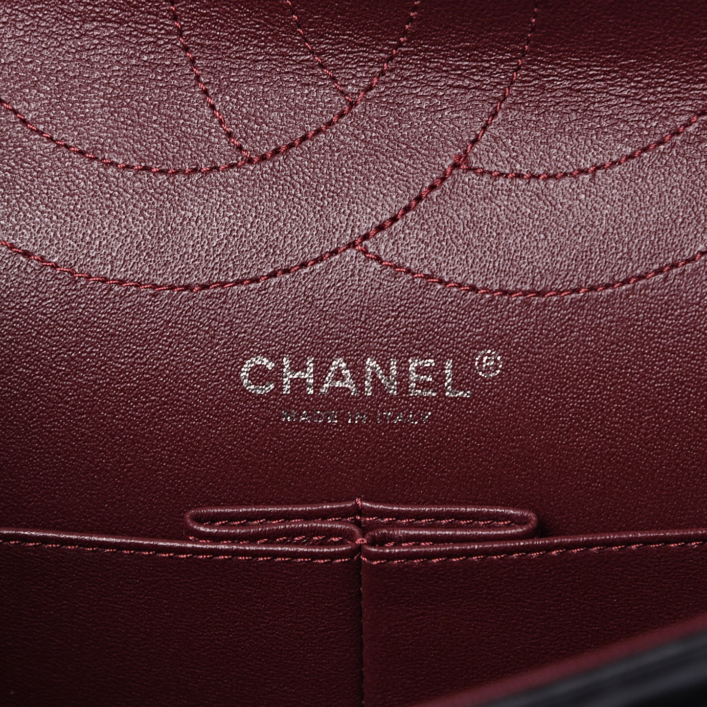 Aged Calfskin Quilted 2.55 Reissue 227 Flap Black