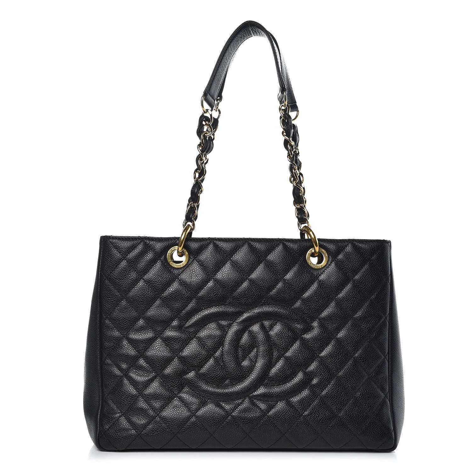 Chanel Caviar Quilted Grand Shopping Tote GST Black 1 of 16