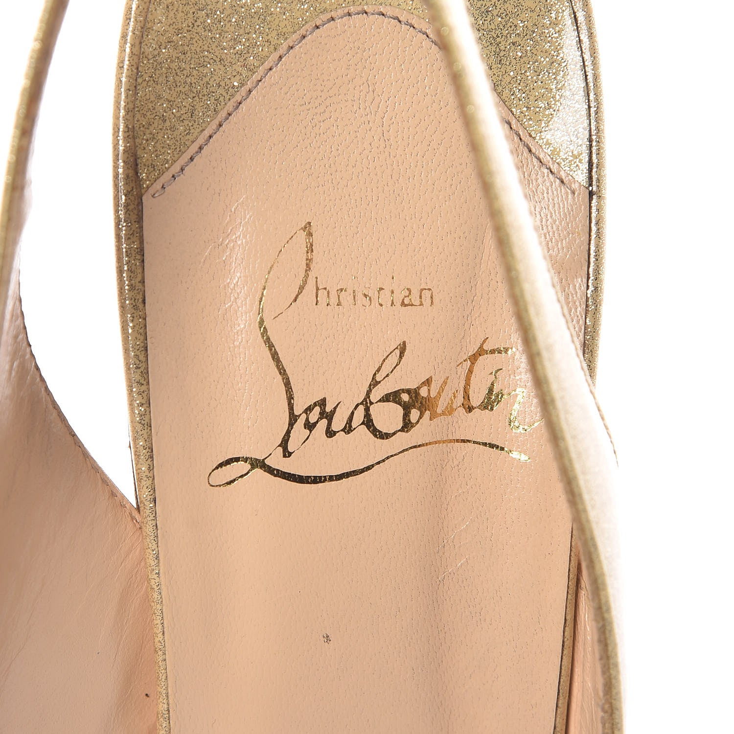 Christian Louboutin Metallic Patent No Prive 120 Pumps 41.5 Gold 9 of 12